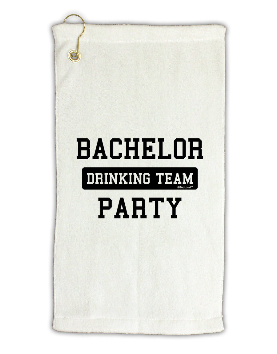 Bachelor Party Drinking Team Micro Terry Gromet Golf Towel 16 x 25 inch-Golf Towel-TooLoud-White-Davson Sales