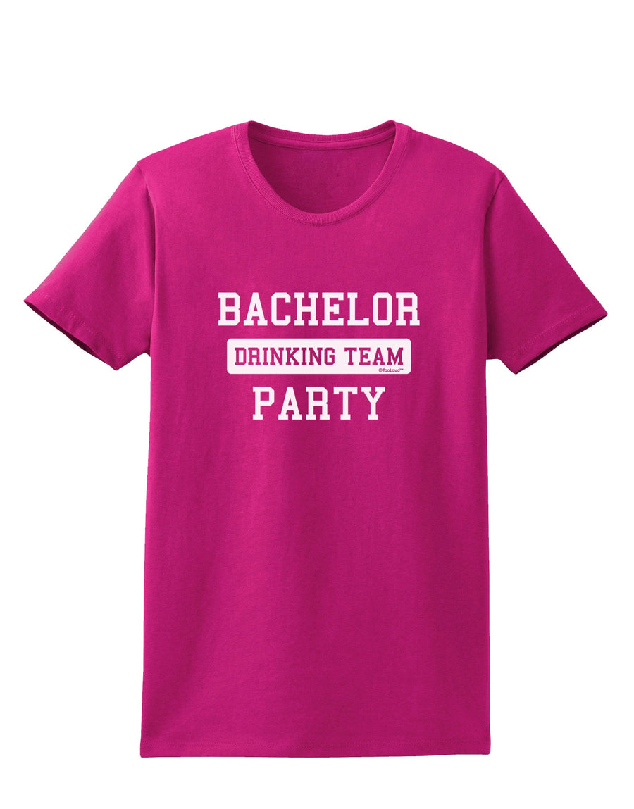 Bachelor Party Drinking Team Womens Dark T-Shirt-TooLoud-Black-X-Small-Davson Sales