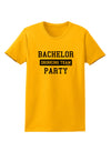 Bachelor Party Drinking Team Womens T-Shirt-Womens T-Shirt-TooLoud-Gold-X-Small-Davson Sales