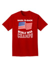 Back to Back World War Champs Adult Dark T-Shirt-Mens T-Shirt-TooLoud-Red-Small-Davson Sales