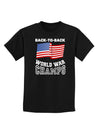 Back to Back World War Champs Childrens Dark T-Shirt-Childrens T-Shirt-TooLoud-Black-X-Small-Davson Sales