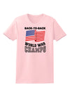 Back to Back World War Champs Womens T-Shirt-Womens T-Shirt-TooLoud-PalePink-X-Small-Davson Sales