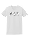 Bacon Periodic Table of Elements Womens T-Shirt by TooLoud-Womens T-Shirt-TooLoud-White-X-Small-Davson Sales