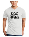 Bad Witch Adult V-Neck T-shirt-Mens V-Neck T-Shirt-TooLoud-White-XXXX-Large-Davson Sales