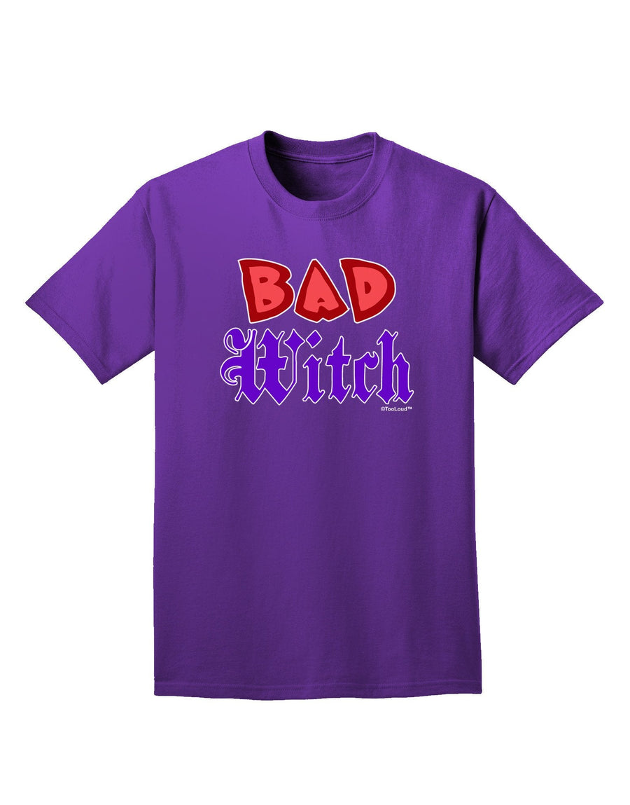 Bad Witch Color Red Adult Dark T-Shirt-Mens T-Shirt-TooLoud-Purple-XXXX-Large-Davson Sales