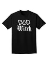 Bad Witch Distressed Adult Dark T-Shirt-Mens T-Shirt-TooLoud-Black-Small-Davson Sales