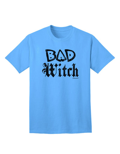 Bad Witch Distressed Adult T-Shirt-Mens T-Shirt-TooLoud-Aquatic-Blue-Small-Davson Sales