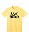 Bad Witch Distressed Adult T-Shirt-Mens T-Shirt-TooLoud-Yellow-Small-Davson Sales