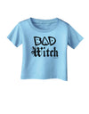 Bad Witch Distressed Infant T-Shirt-Infant T-Shirt-TooLoud-Aquatic-Blue-06-Months-Davson Sales