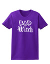 Bad Witch Distressed Womens Dark T-Shirt-TooLoud-Purple-X-Small-Davson Sales