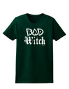 Bad Witch Distressed Womens Dark T-Shirt-TooLoud-Forest-Green-Small-Davson Sales