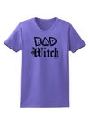 Bad Witch Distressed Womens T-Shirt-Womens T-Shirt-TooLoud-Violet-X-Small-Davson Sales