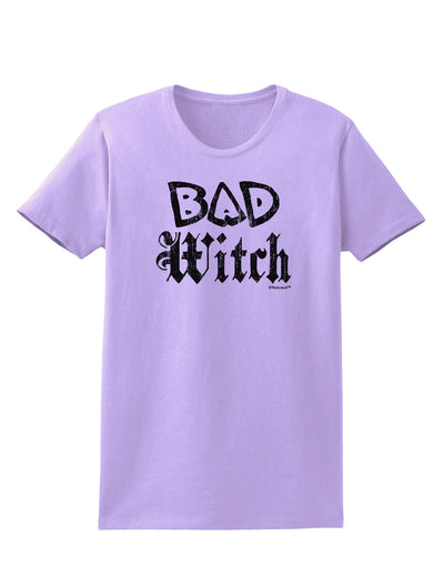 Bad Witch Distressed Womens T-Shirt-Womens T-Shirt-TooLoud-Lavender-X-Small-Davson Sales