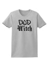 Bad Witch Distressed Womens T-Shirt-Womens T-Shirt-TooLoud-AshGray-X-Small-Davson Sales