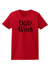 Bad Witch Distressed Womens T-Shirt-Womens T-Shirt-TooLoud-Red-X-Small-Davson Sales