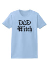 Bad Witch Distressed Womens T-Shirt-Womens T-Shirt-TooLoud-Light-Blue-X-Small-Davson Sales