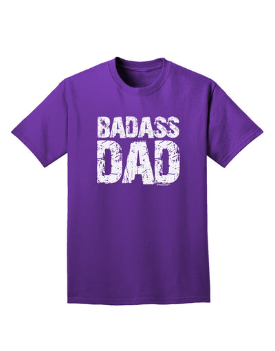 Badass Dad Adult Dark T-Shirt by TooLoud-Mens T-Shirt-TooLoud-Purple-Small-Davson Sales