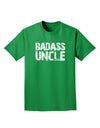 Badass Uncle Adult Dark T-Shirt by TooLoud-Mens T-Shirt-TooLoud-Kelly-Green-Small-Davson Sales