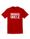 Badass Uncle Adult Dark T-Shirt by TooLoud-Mens T-Shirt-TooLoud-Red-Small-Davson Sales