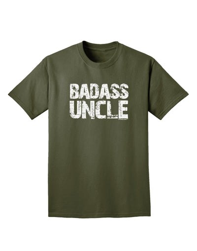 Badass Uncle Adult Dark T-Shirt by TooLoud-Mens T-Shirt-TooLoud-Military-Green-Small-Davson Sales