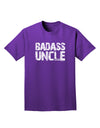 Badass Uncle Adult Dark T-Shirt by TooLoud-Mens T-Shirt-TooLoud-Purple-Small-Davson Sales