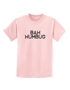 Bah Humbug Design - Grunge Childrens T-Shirt-Childrens T-Shirt-TooLoud-PalePink-X-Small-Davson Sales