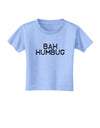 Bah Humbug Design - Grunge Toddler T-Shirt-Toddler T-Shirt-TooLoud-Aquatic-Blue-2T-Davson Sales