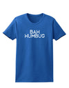 Bah Humbug Design - Grunge Womens Dark T-Shirt-Womens T-Shirt-TooLoud-Royal-Blue-X-Small-Davson Sales