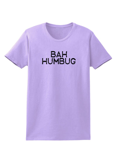 Bah Humbug Design - Grunge Womens T-Shirt-Womens T-Shirt-TooLoud-Lavender-X-Small-Davson Sales