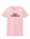 Bah Humbug Design - Grunge Womens T-Shirt-Womens T-Shirt-TooLoud-PalePink-X-Small-Davson Sales