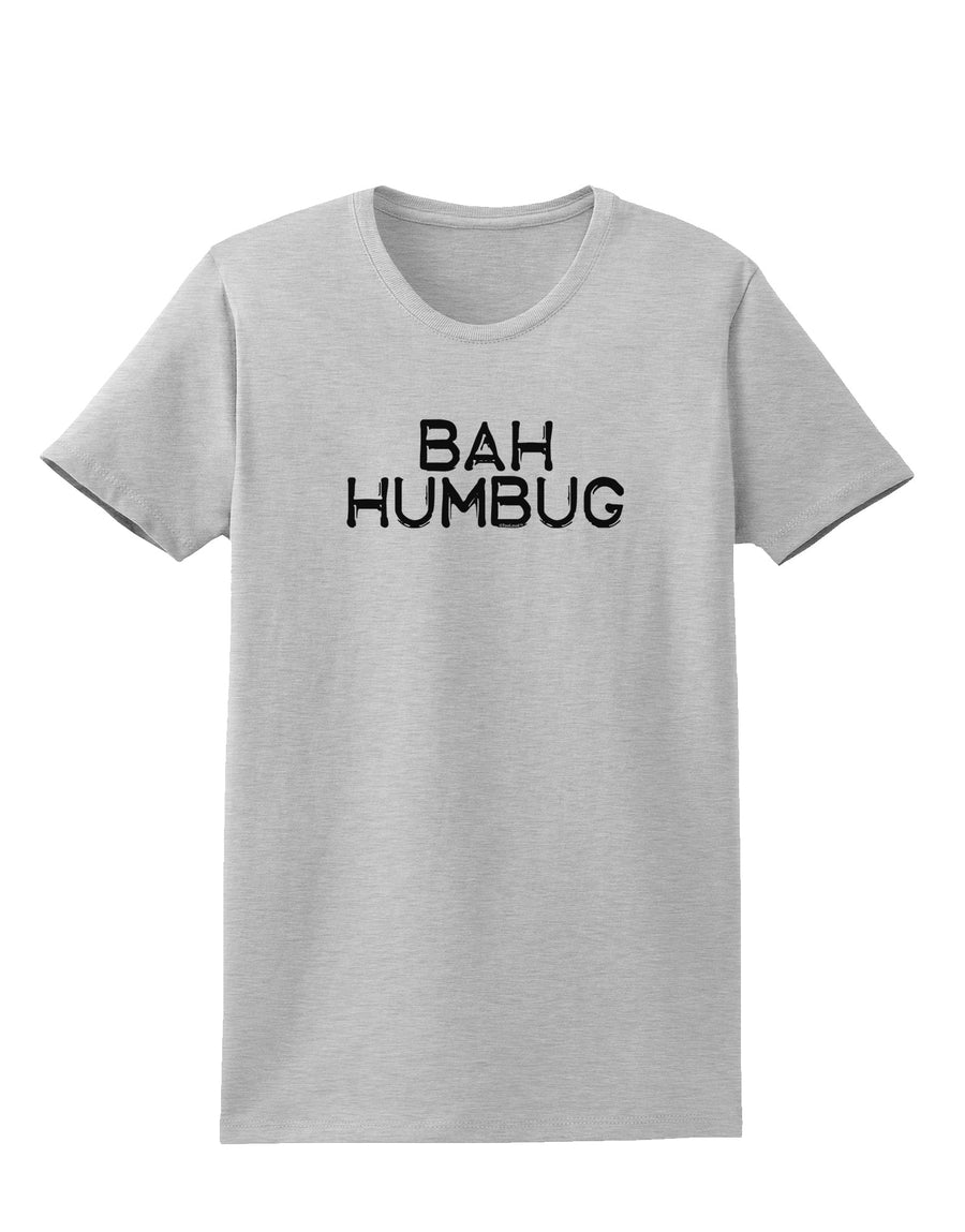 Bah Humbug Design - Grunge Womens T-Shirt-Womens T-Shirt-TooLoud-White-X-Small-Davson Sales