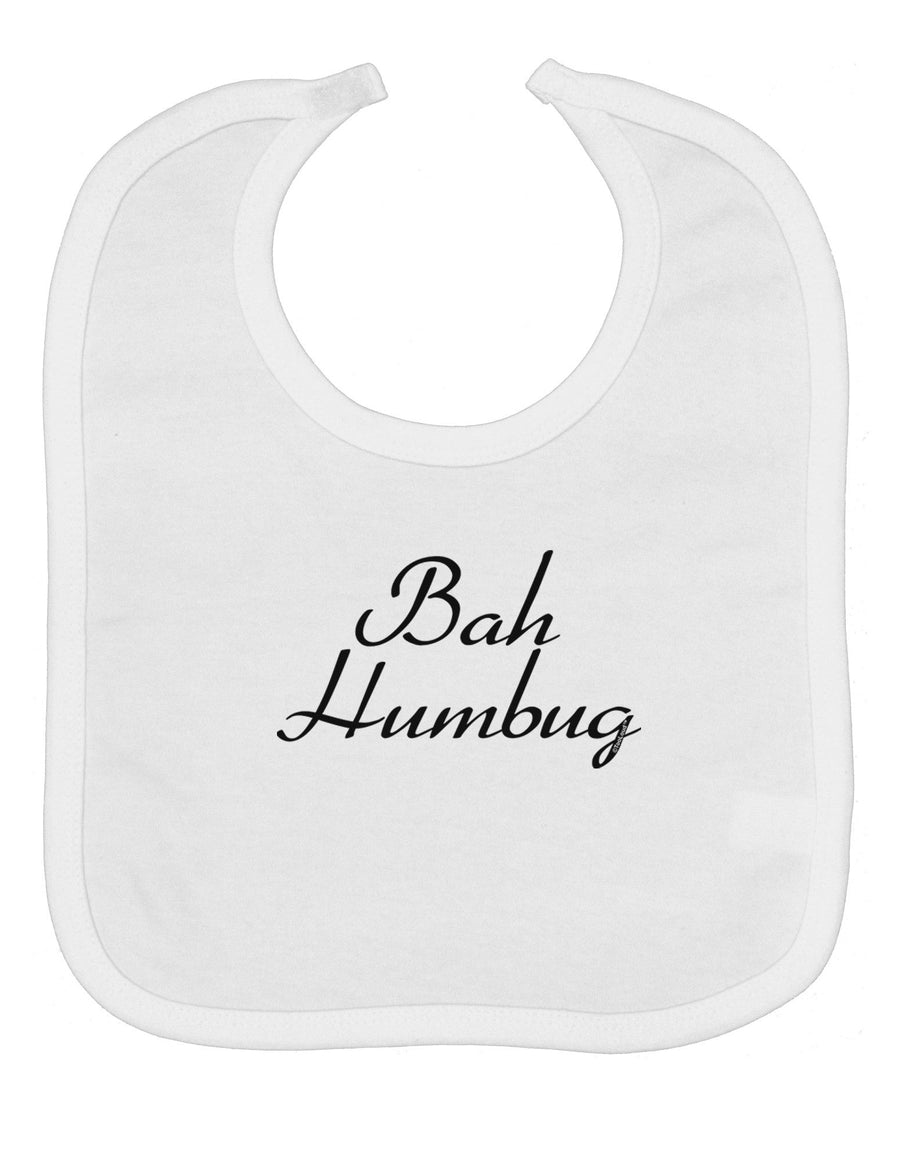 Bah Humbug Design - Script Baby Bib