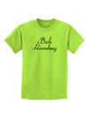 Bah Humbug Design - Script Childrens T-Shirt-Childrens T-Shirt-TooLoud-Lime-Green-X-Large-Davson Sales