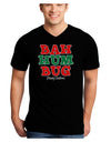 Bah Humbug Merry Christmas Adult Dark V-Neck T-Shirt-TooLoud-Black-Small-Davson Sales