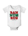 Bah Humbug Merry Christmas Baby Romper Bodysuit-Baby Romper-TooLoud-White-06-Months-Davson Sales