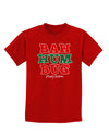 Bah Humbug Merry Christmas Childrens Dark T-Shirt-Childrens T-Shirt-TooLoud-Red-X-Small-Davson Sales