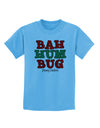 Bah Humbug Merry Christmas Childrens T-Shirt-Childrens T-Shirt-TooLoud-Aquatic-Blue-X-Small-Davson Sales