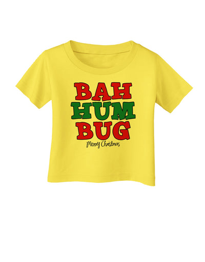 Bah Humbug Merry Christmas Infant T-Shirt-Infant T-Shirt-TooLoud-Yellow-06-Months-Davson Sales