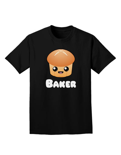 Baker Cute Roll Adult Dark T-Shirt-Mens T-Shirt-TooLoud-Black-Small-Davson Sales