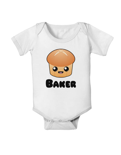 Baker Cute Roll Baby Romper Bodysuit-Baby Romper-TooLoud-White-06-Months-Davson Sales