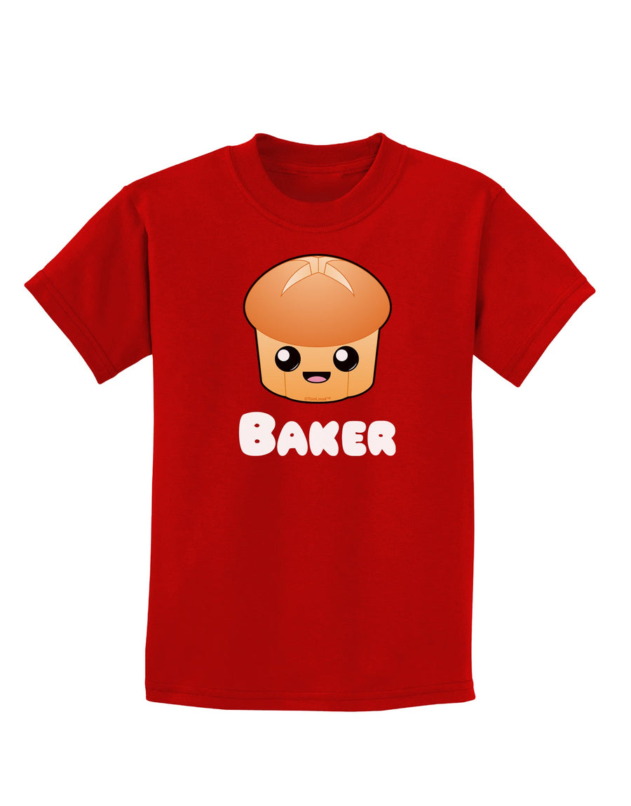 Baker Cute Roll Childrens Dark T-Shirt-Childrens T-Shirt-TooLoud-Black-X-Small-Davson Sales