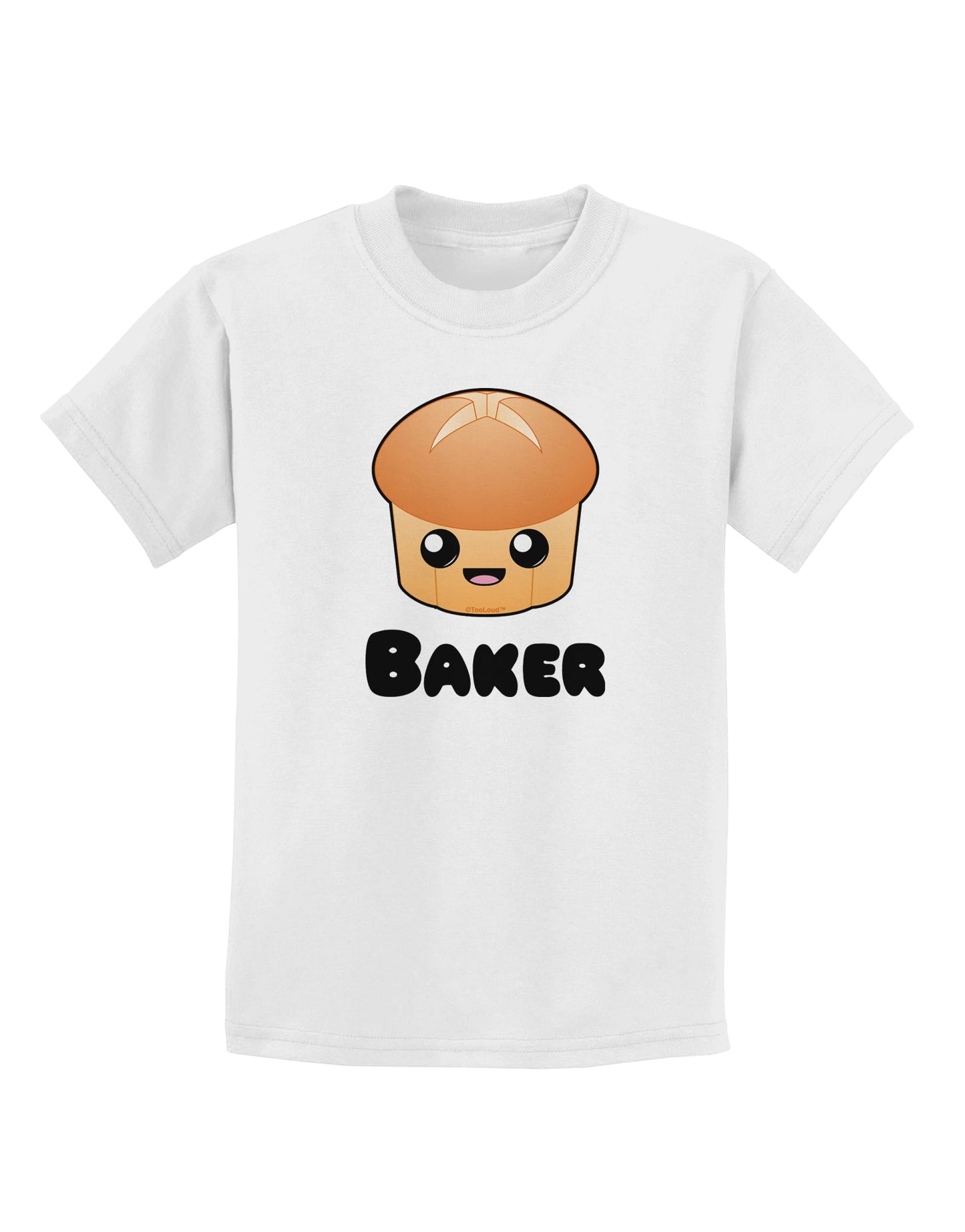 Baker Cute Roll Childrens T-Shirt-Childrens T-Shirt-TooLoud-White-X-Small-Davson Sales