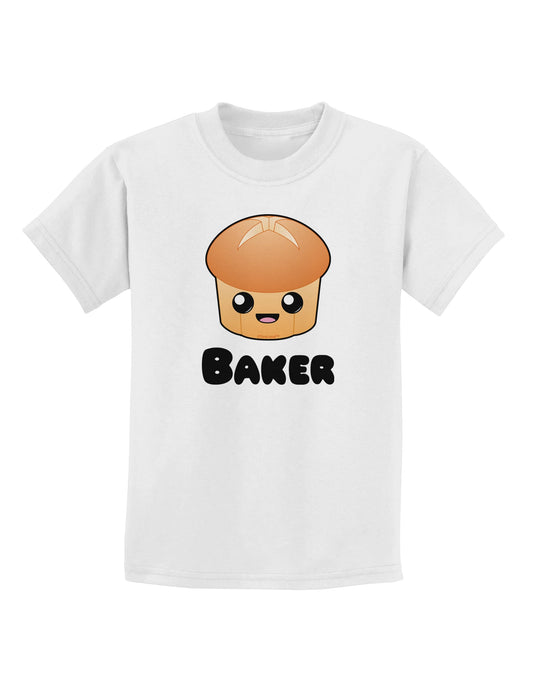 Baker Cute Roll Childrens T-Shirt-Childrens T-Shirt-TooLoud-White-X-Small-Davson Sales