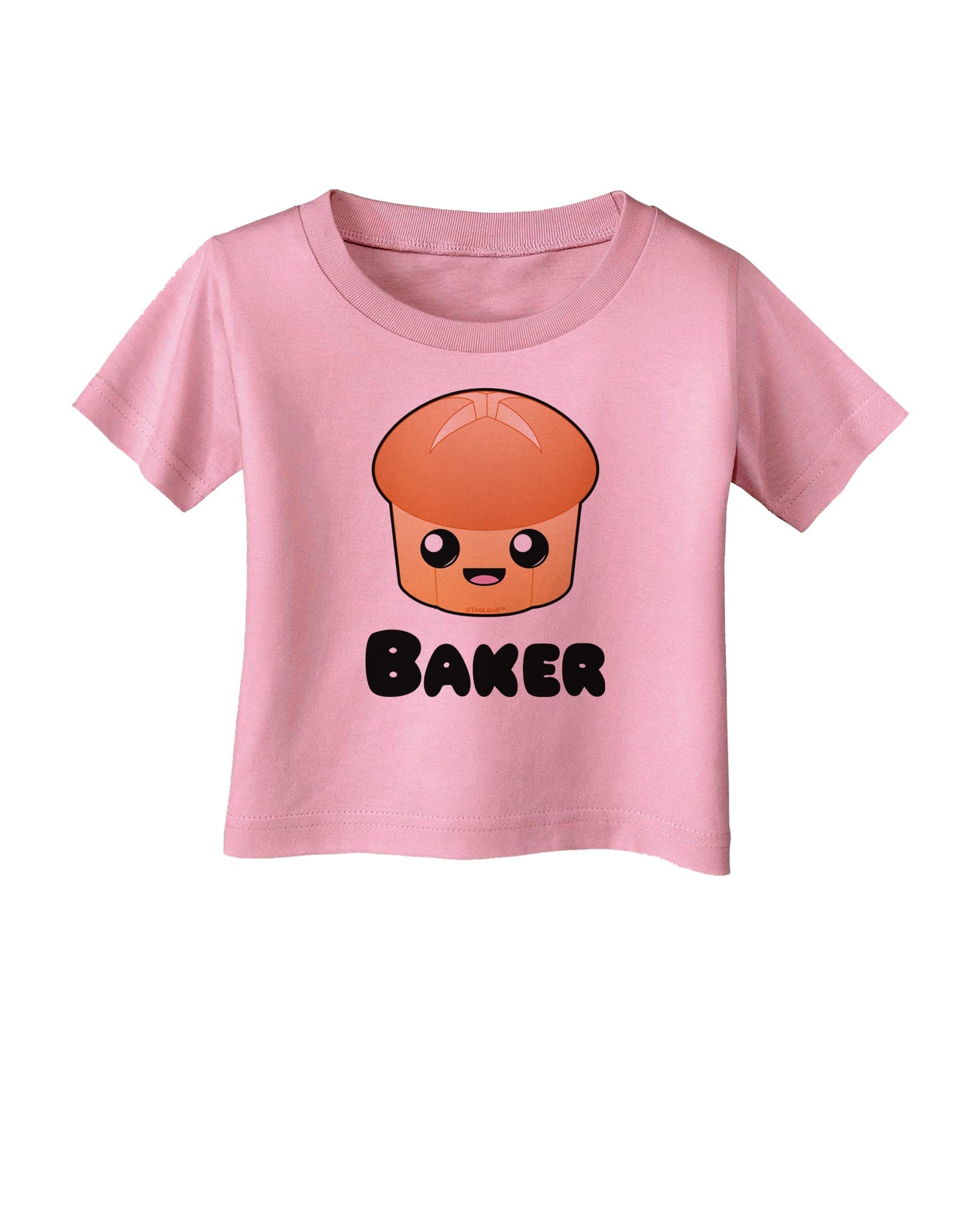 Baker Cute Roll Infant T-Shirt-Infant T-Shirt-TooLoud-Candy-Pink-06-Months-Davson Sales