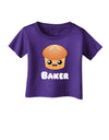 Baker Cute Roll Infant T-Shirt Dark-Infant T-Shirt-TooLoud-Purple-06-Months-Davson Sales