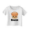 Baker Cute Roll Infant T-Shirt-Infant T-Shirt-TooLoud-White-06-Months-Davson Sales