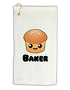 Baker Cute Roll Micro Terry Gromet Golf Towel 11&#x22;x19-Golf Towel-TooLoud-White-Davson Sales