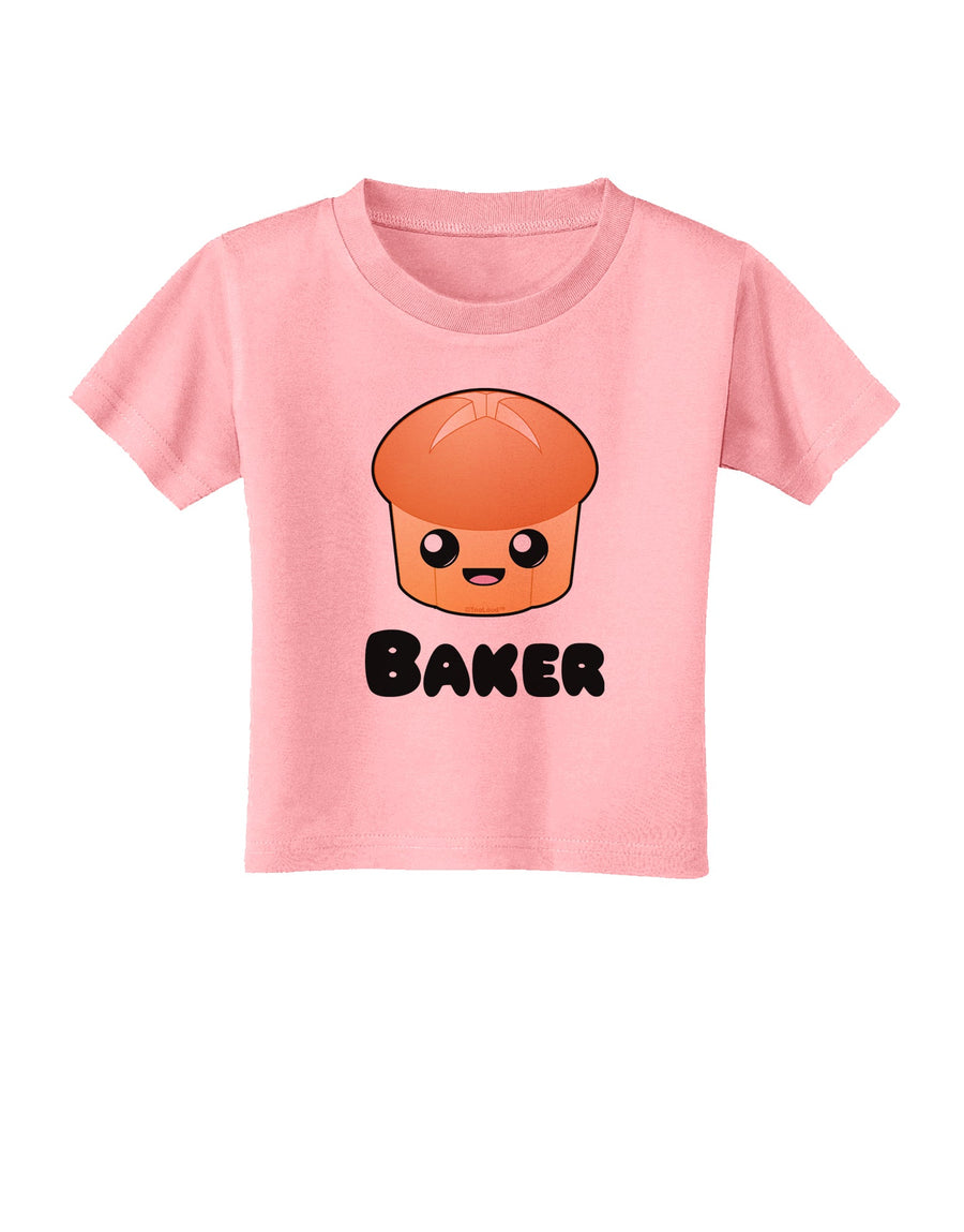 Baker Cute Roll Toddler T-Shirt-Toddler T-Shirt-TooLoud-White-2T-Davson Sales