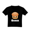 Baker Cute Roll Toddler T-Shirt Dark-Toddler T-Shirt-TooLoud-Black-2T-Davson Sales