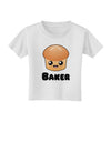 Baker Cute Roll Toddler T-Shirt-Toddler T-Shirt-TooLoud-White-2T-Davson Sales